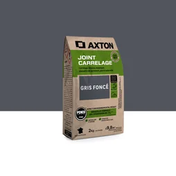 Joint mortier 3 à 10 mm gris foncé AXTON, 2 kg