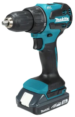 Perceuse à percussion 18 V MAKITA, 65 Nm + 2 batteries