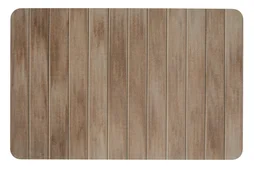Tapis de bain l.39 x L.60 cm marron Diatomite argiri WENKO