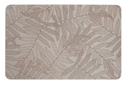 Tapis de bain l.39 x L.60 cm feuillage beige Diatomite dafni WENKO
