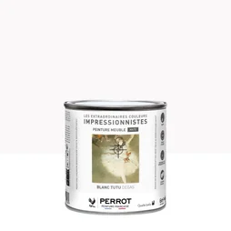 Peinture pour meuble Perrot, ID blanc mat 0,5L