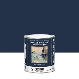Peinture pour meuble Perrot, ID noir bleuté mat 1L