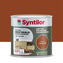Peinture de rénovation meuble et objet SYNTILOR mocha velours 0,5L