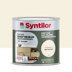 Peinture de rénovation meuble et objet SYNTILOR coquille velours 0,5L