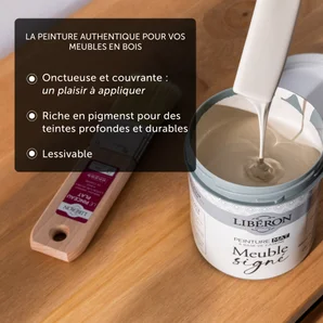 Peinture meuble et boiserie Caséine LIBÉRON vert d'eau mat 75ml