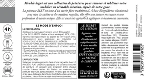 Peinture meuble et boiserie Caséine LIBÉRON vert d'eau mat 75ml
