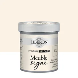 Peinture meuble et boiserie Meuble signé LIBÉRON blanc poudré velours 0.5L