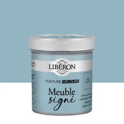 Peinture meuble et boiserie Meuble signé LIBÉRON bleu céleste velours 0.5L