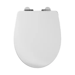 Abattant wc bois compresse purity frein de chute declip blanc sensea