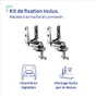 Abattant wc bois compresse purity frein de chute declip blanc sensea