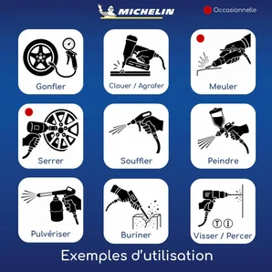 Compresseur 2CV 8 bars B2DV404MLL507 MICHELIN