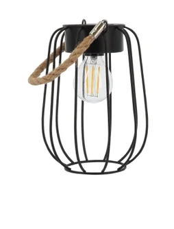 Lanterne solaire bari metal noir ip44 watthome
