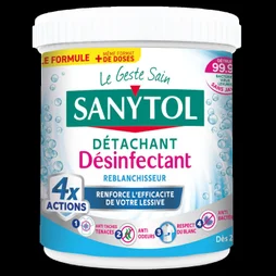 Détachant désinfectant blanchisseur de textile poudre 450 gr SANYTOL