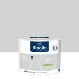 Peinture meuble et objet, RIPOLIN, gris lome 0.25l