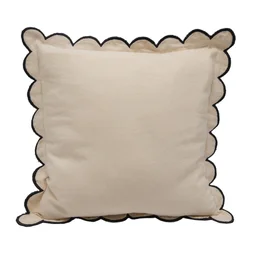 Coussin Lily, beige l.45 x L.45 cm