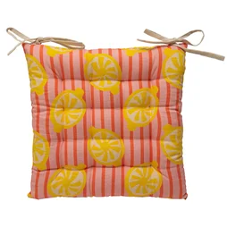 Coussin de chaise Frutti, rouge, l.40 x L.40 cm