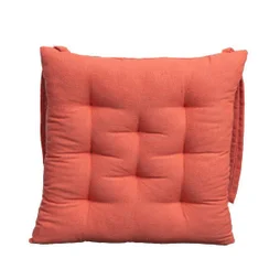 Coussin de chaise Unis, orange / cuivré, l.40 x L.40 cm