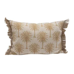 Coussin Ouarti, beige l.40 x L.60 cm