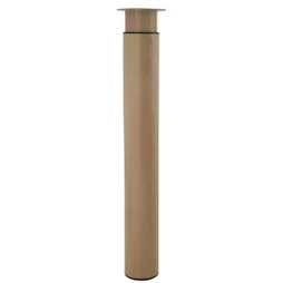 Pied table h705/1300xd102mm acier bois