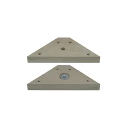 Equerre bois trapézoidale bois recoupable