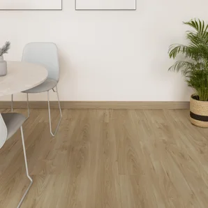 Plinthe mdf, décor malte light, H. 7.8, Ep.14 mm ARTENS