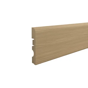 Plinthe mdf, décor malte light, H. 7.8, Ep.14 mm ARTENS