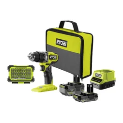 Perceuse à percussion 18 V RYOBI Rpd18c1-242sla31, 60 Nm + 2 batteries 4Ah