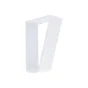 Pied meuble trapez h150x50x100mm blanc