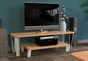 Pied meuble trapez h150x50x100mm blanc