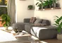 Pied meuble trapez h150x50x100mm blanc