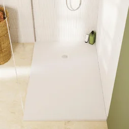 Receveur de douche résine composite minérale avec revêtement gelcoat L,140,0 x l