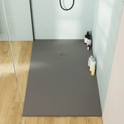 Receveur de douche résine composite minérale avec revêtement gelcoat L.140.0 x l