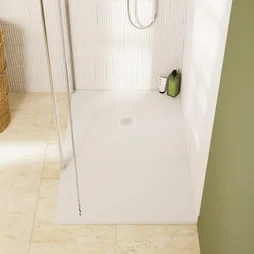 Receveur de douche résine composite minérale avec revêtement gelcoat L,120,0 x l