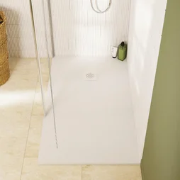 Receveur de douche résine composite minérale avec revêtement gelcoat L,140,0 x l