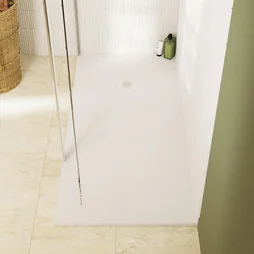 Receveur de douche résine composite minérale avec revêtement gelcoat L.160.0 x l
