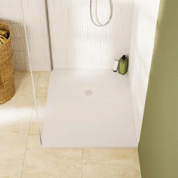 Receveur de douche résine composite minérale avec revêtement gelcoat L,100,0 x l