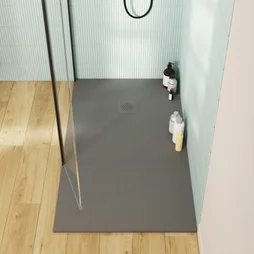 Receveur de douche résine composite minérale avec revêtement gelcoat L.140.0 x l