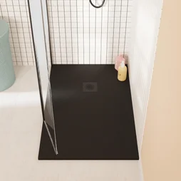 Receveur de douche résine composite minérale avec revêtement gelcoat L,120,0 x l