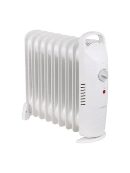 Radiateur bain d'huile électrique mini 900W Equation blanc