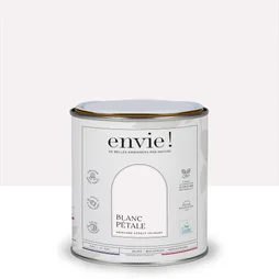 Peinture mur, boiserie blanc pétale velours ENVIE Biosourcée 0.5L