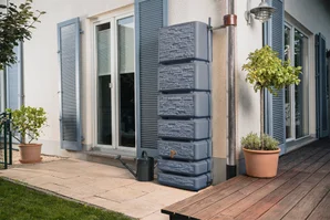 Récupérateur d'eau GARANTIA rectangulaire gris, 330 l