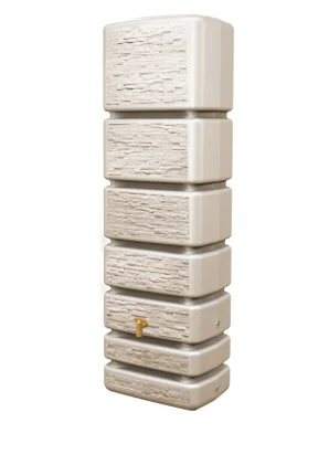 Récupérateur d'eau GARANTIA rectangulaire sable, 330 l