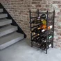 RANGE BOUTEILLES SUPERPOSABLE METAL BRIDGE POUR 32 BOUTEILLES