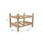 Range bouteilles pin massif IKO pour 6 bouteilles