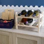 Range bouteilles pin massif IKO pour 6 bouteilles