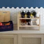 Range bouteilles pin massif IKO pour 6 bouteilles