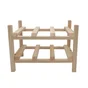 Range bouteilles pin massif IKO pour 6 bouteilles