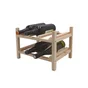 Range bouteilles pin massif IKO pour 6 bouteilles