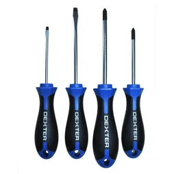 Lot de 4 tournevis, DEXTER