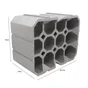 Range bouteille polystyrène recyclé OKTO 12 bouteilles